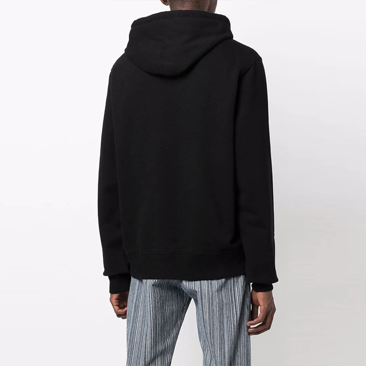 Shop AMBUSH Hoodie Pria Oversized Logo Print - Hitam BMBB012F21FLE0011003