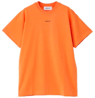 Lookbook Kaos Pendek Pria AMBUSH Logo Print Orange. 12111698
