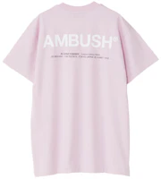 Order AMBUSH Kaos Logo Warna Lavender Ungu 12111698