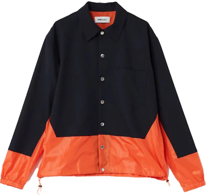 Ambush Men’s Patchwork Colorblock Coach Jacket Black Orange 15380225 Buy Ambush Men’s Patchwork Colorblock Coach Jacket Black Orange 15380225