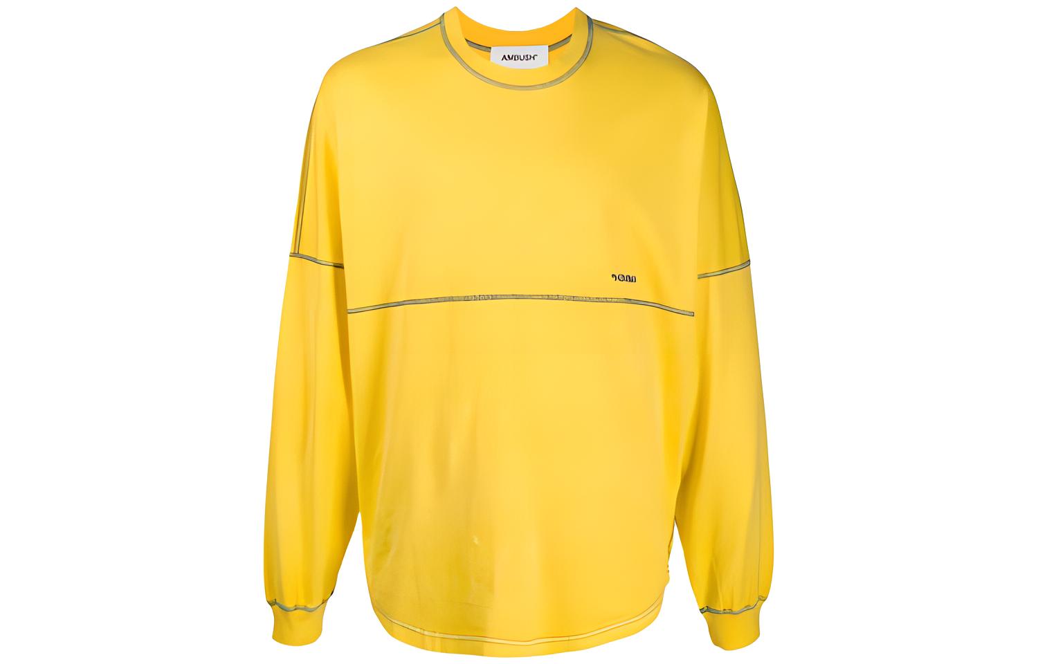 Ambush Minimalist Crewneck Sweatshirt Yellow () BMAB001-F20JER001-1800