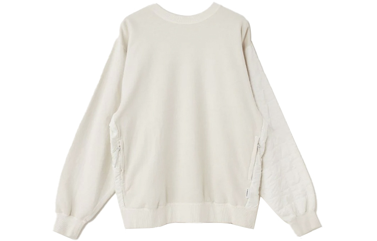 Ambush Mixed Material Crewneck Sweatshirt Unisex Off-White 15380095