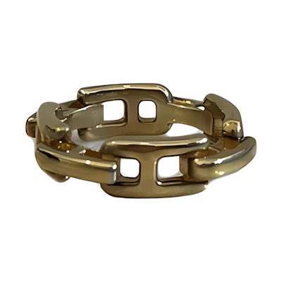 AMBUSH Monogram Silver Ring Gold Unisex Couple's Edition. BWOC007F21SIL001-7600