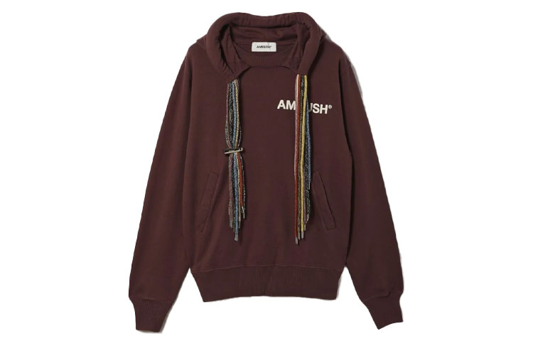 Ambush Multi-String Strap Hoodie Unisex Coffee Brown 15380105