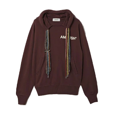 Ambush Multi-String Strap Hoodie Unisex Coffee Brown 15380105