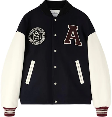 Ambush 海軍藍簡約字母貼布男士扣釦外套 BMEK002F24FAB0014628 Buy Ambush 海軍藍簡約字母貼布男士扣釦外套 BMEK002F24FAB0014628
