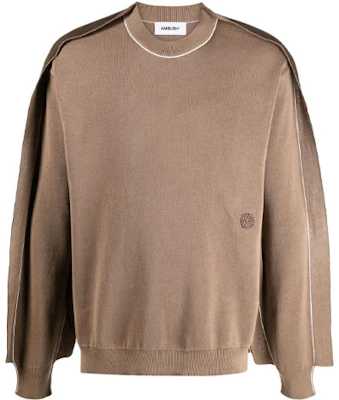 Ambush Oversized Crewneck Sweatshirt Brown BMHE006F21KNI0016200 Buy Ambush Oversized Crewneck Sweatshirt Brown BMHE006F21KNI0016200