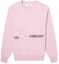 Buy AMBUSH Pink Crewneck Sweatshirt Logo Pinggang 12112067