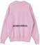 Lookbook AMBUSH Pink Crewneck Sweatshirt Logo Pinggang 12112067