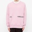 Shop AMBUSH Pink Crewneck Sweatshirt Logo Pinggang 12112067