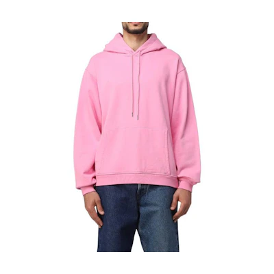 Ambush Pink Solid Color Pullover Hoodie Long Sleeve BMBB026S23FLE0013419