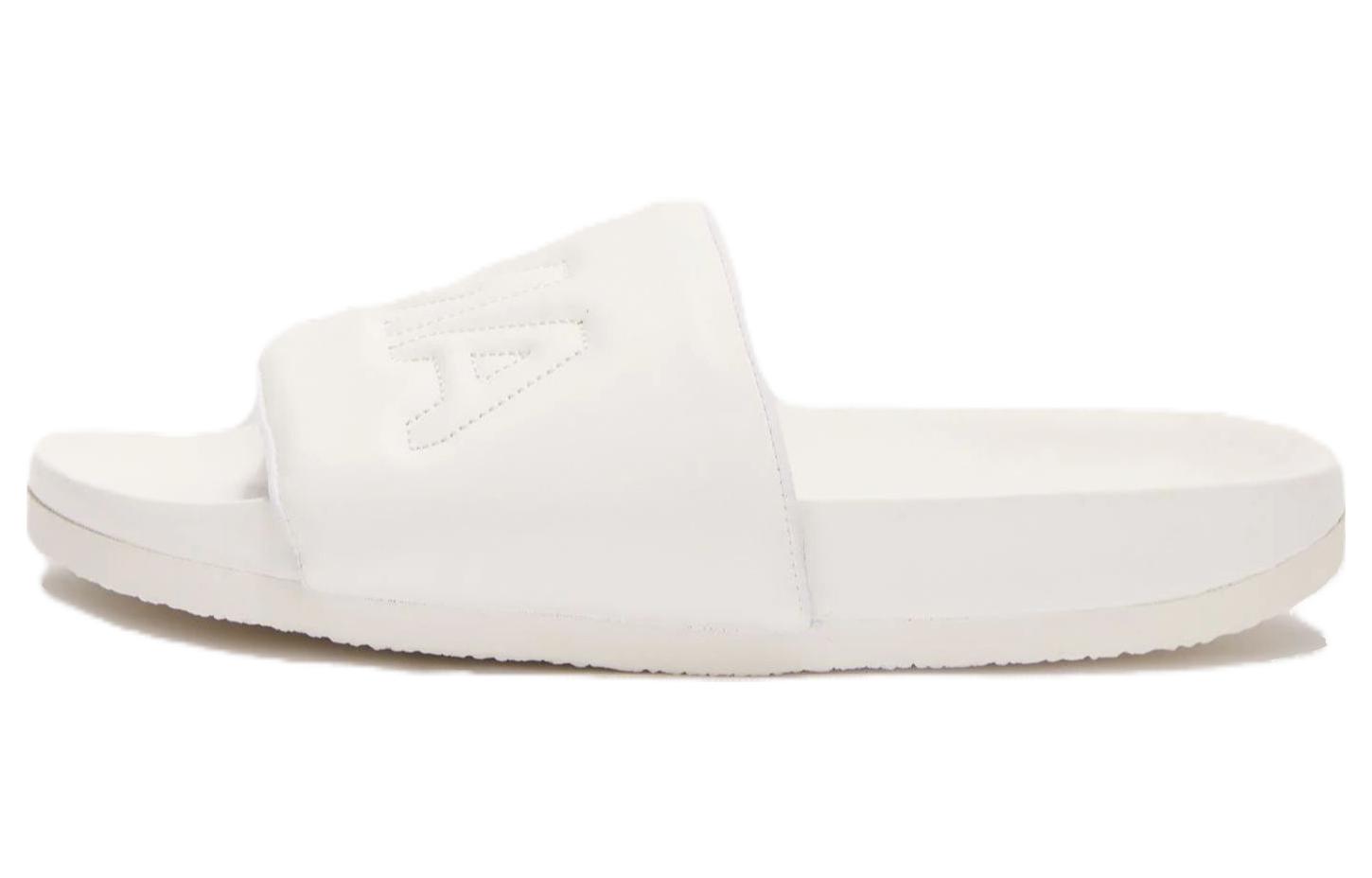 AMBUSH Quilted Slider 'White' BMIC001S23LEA0010100