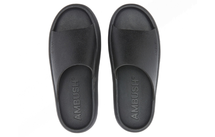 AMBUSH Rubber Slide 'Black' 圖 4