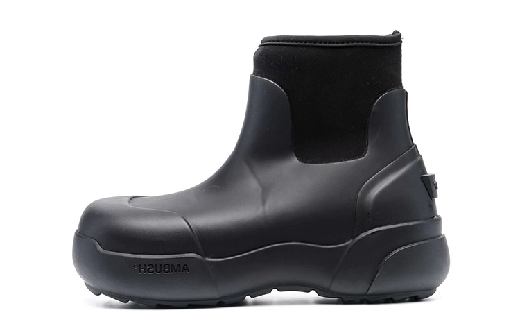 AMBUSH Short Boots 'Black Logo' BMIE003F21MAT0011000