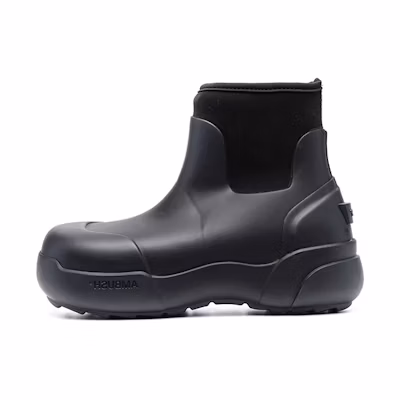 AMBUSH Short Boots 'Black Logo'