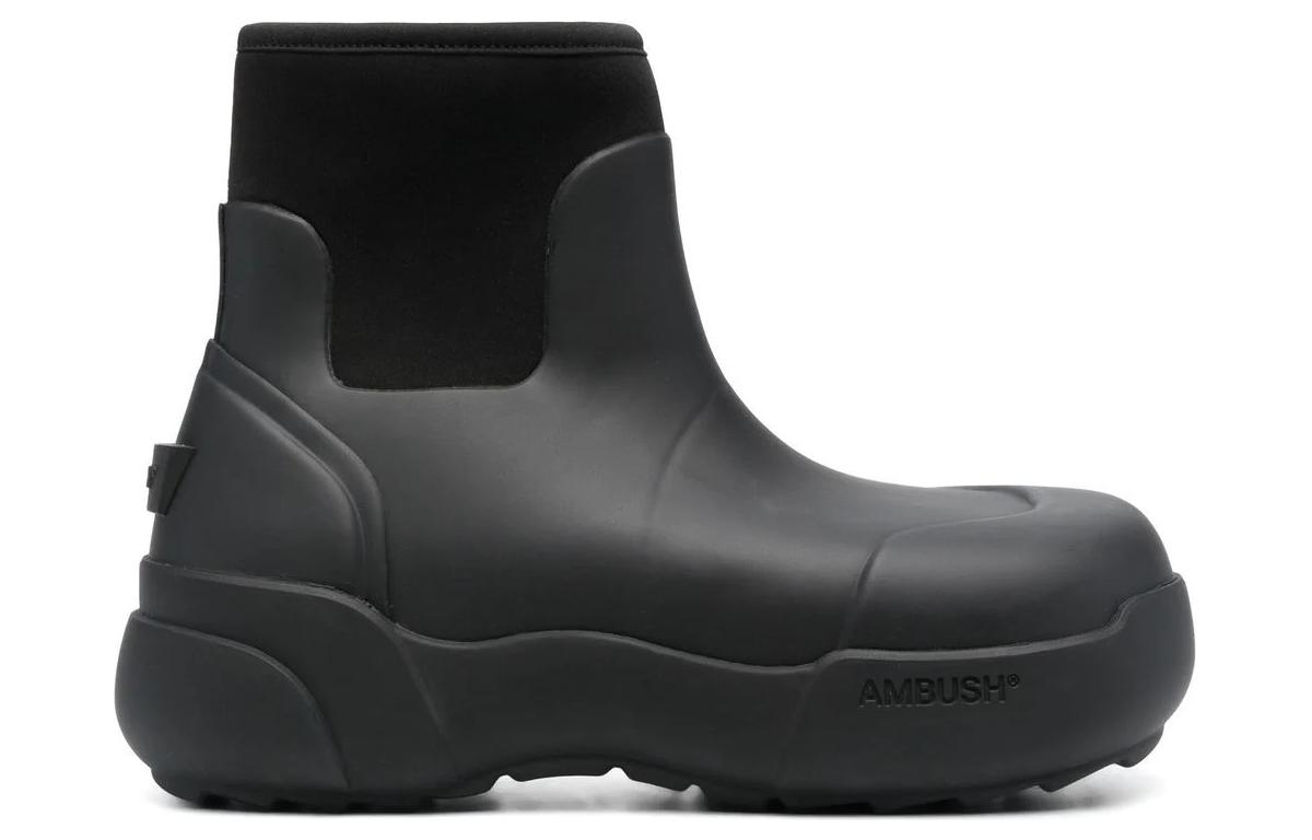 AMBUSH Short Boots 'Black Logo' 圖 2