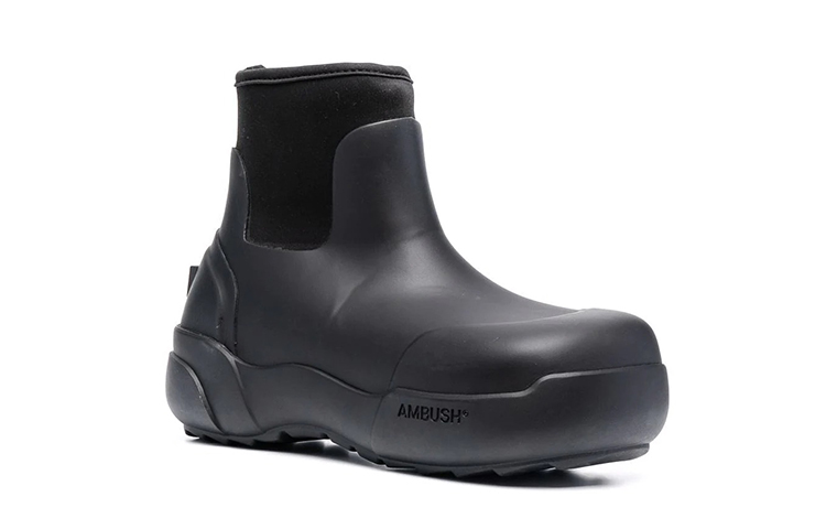 AMBUSH Short Boots 'Black Logo' 圖 3