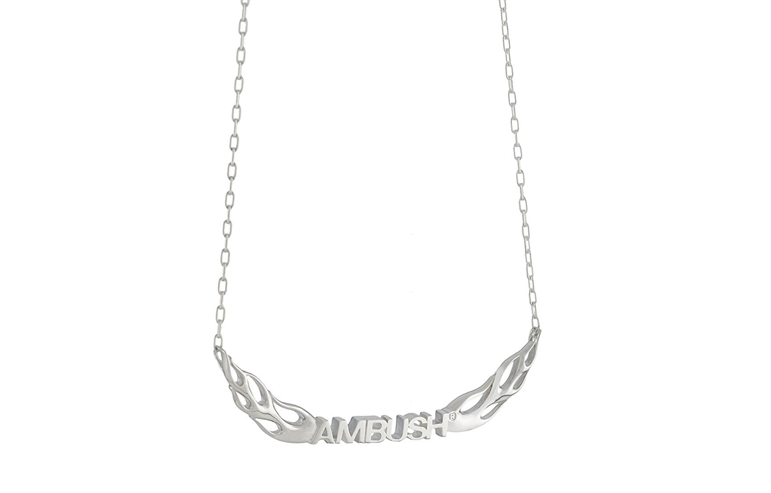 Order Collar de Moda para Hombre AMBUSH Plata con Letras Grabadas. 14770512