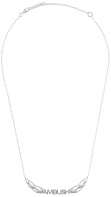 Collar de Moda para Hombre AMBUSH Plata con Letras Grabadas. 14770512 Lookbook Collar de Moda para Hombre AMBUSH Plata con Letras Grabadas. 14770512