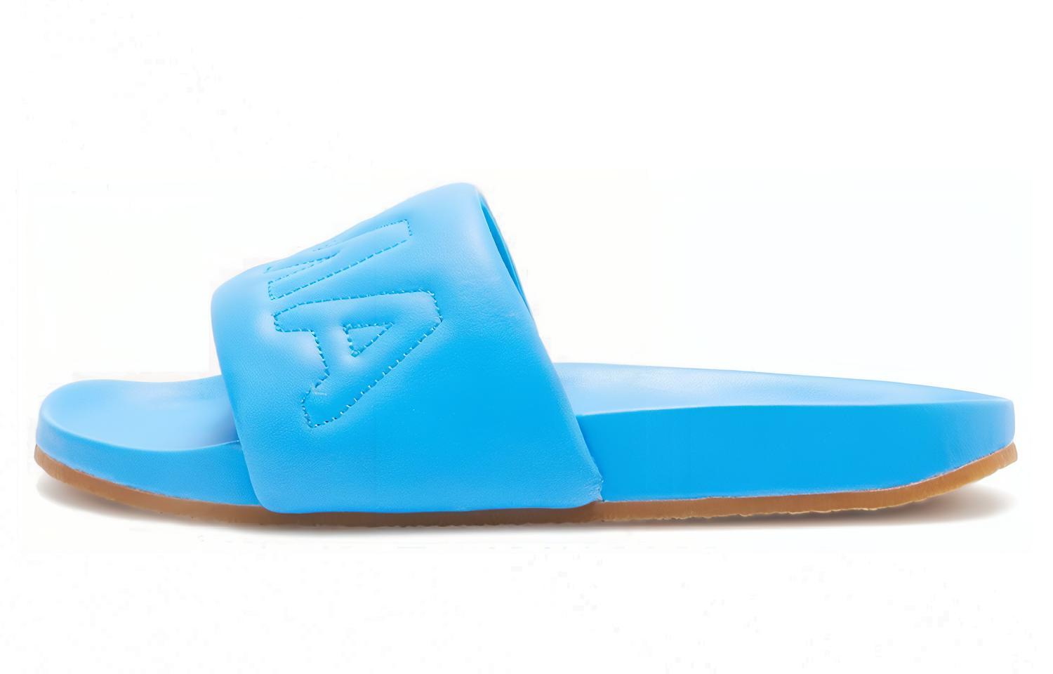 AMBUSH Slipper 'Blue Stitched Leather' BMIC001S22LEA0014900