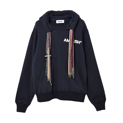 Ambush Solid Color Drawstring Hoodie Blue 16251657