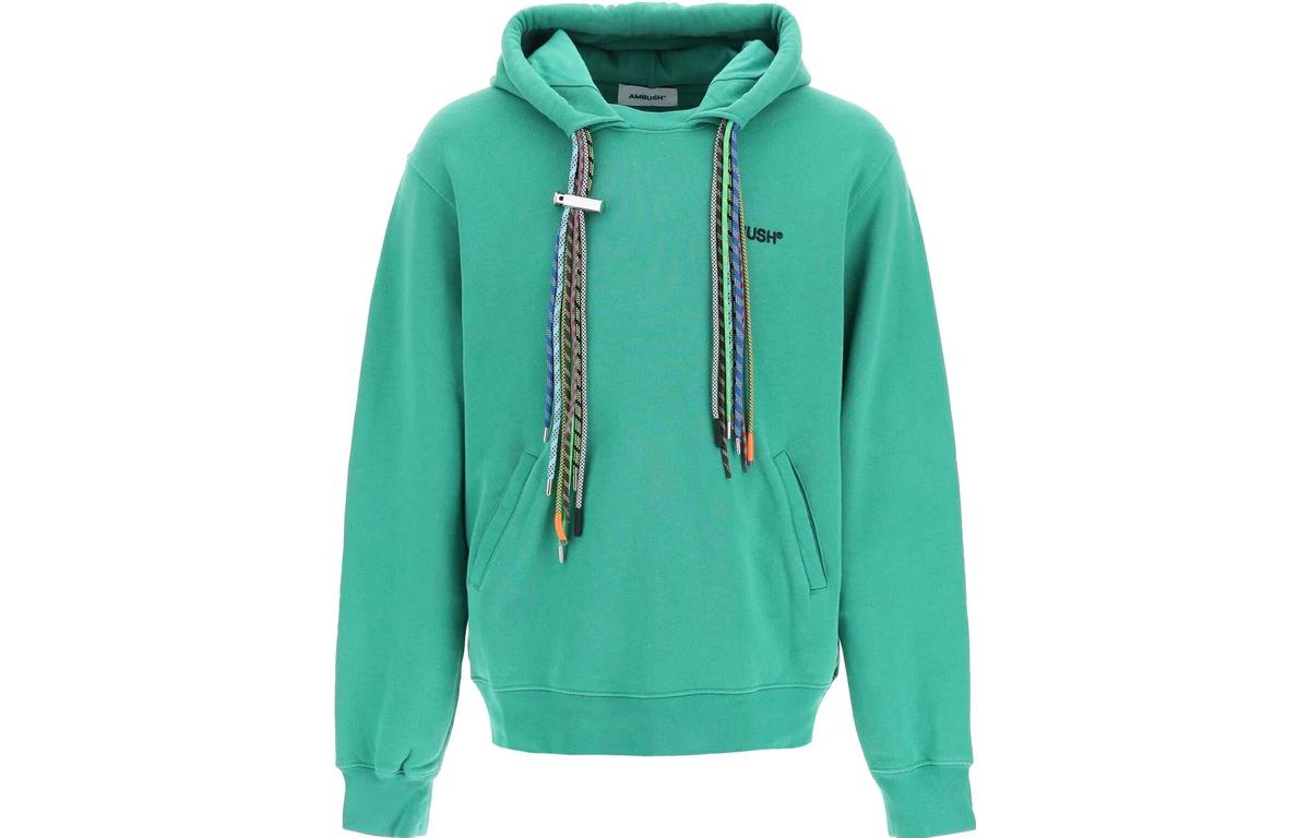 Ambush Solid Color Hoodie Green Long Sleeve 222902UFE000001-5584