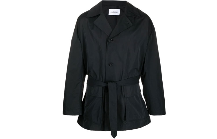 Ambush Solid Color Regular Fit Collared Jacket BMEA009S21FAB0011000