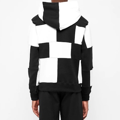 AMBUSH SS20 Hoodie Unisex Panel Kotak Geometris Hitam/Putih 12112062 Shop AMBUSH SS20 Hoodie Unisex Panel Kotak Geometris Hitam/Putih 12112062