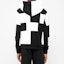 Shop AMBUSH SS20 Hoodie Unisex Panel Kotak Geometris Hitam/Putih 12112062