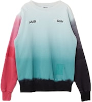 AMBUSH SS20 Patchwork Tie-Dye Logo Sweatshirt Unisex Crewneck 12112066 AMBUSH SS20 Patchwork Tie-Dye Logo Sweatshirt Unisex Crewneck 12112066