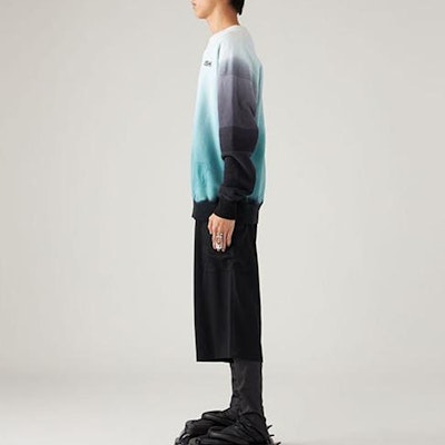 AMBUSH SS20 拼接紮染Logo男女款圓領衛衣 12112066 3