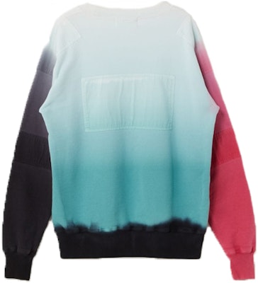 AMBUSH SS20 拼接紮染Logo男女款圓領衛衣 12112066 Sizing AMBUSH SS20 拼接紮染Logo男女款圓領衛衣 12112066