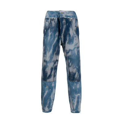 AMBUSH SS21 Acid-Wash Denim Joggers Unisex Multi-Color BMYA001F20DEN0024700