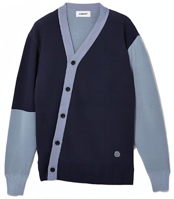 AMBUSH SS21 アシンメトリー カーディガン セーター メンズ ブルー BMHB003S21KNI0014640 Order AMBUSH SS21 アシンメトリー カーディガン セーター メンズ ブルー BMHB003S21KNI0014640