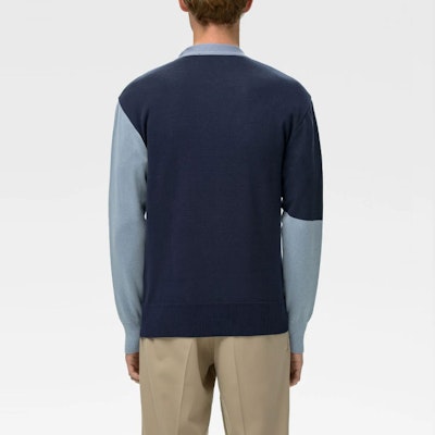 AMBUSH SS21 アシンメトリー カーディガン セーター メンズ ブルー BMHB003S21KNI0014640 Purchase AMBUSH SS21 アシンメトリー カーディガン セーター メンズ ブルー BMHB003S21KNI0014640