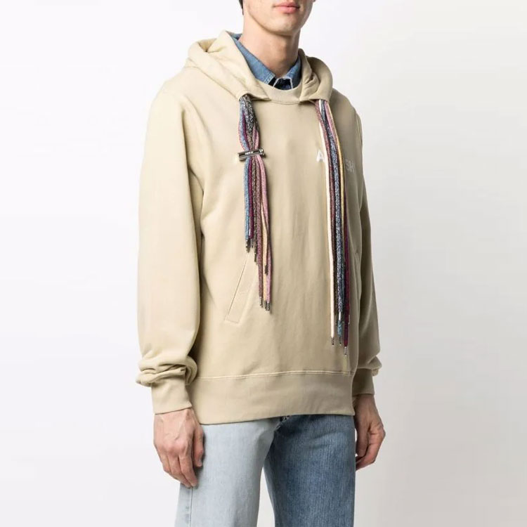 Purchase AMBUSH SS21 Hoodie Lengan Panjang Beige Multi-Strand Knotted. BMBB003S21FLE0011704