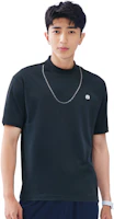 Details for AMBUSH SS21 Kaos Hitam Logo Bordir Detail Rantai. BMAA010S21JER0011001