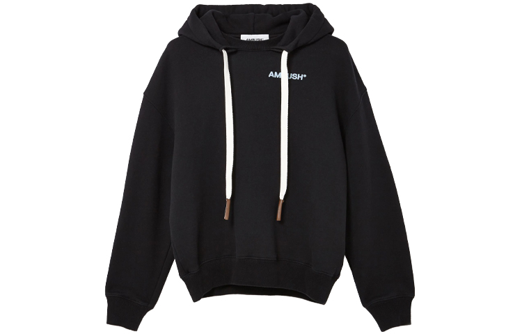 AMBUSH SS21 Black Logo Hoodie BWBB003S21FLE0011040