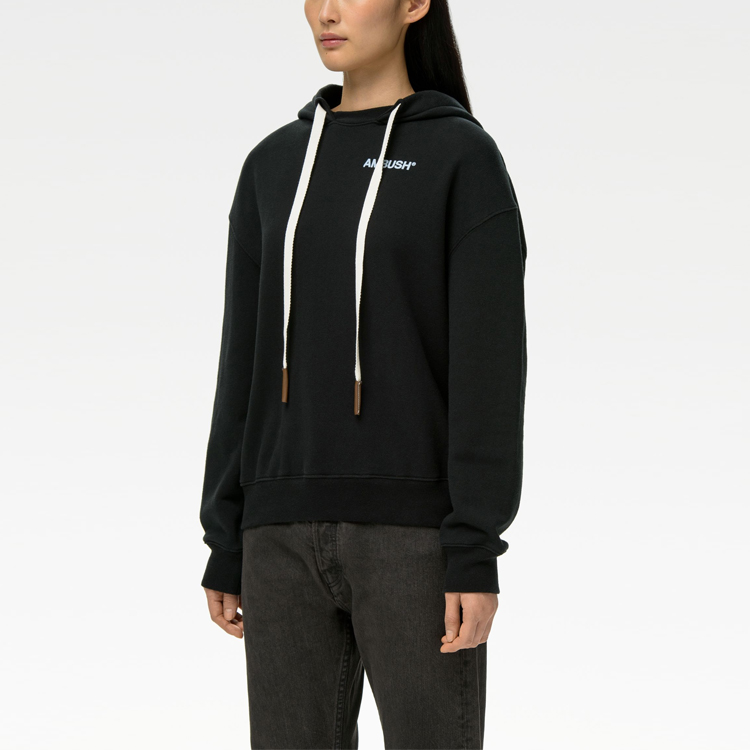 Details for AMBUSH Hoodie Logo Hitam SS21 BWBB003S21FLE0011040