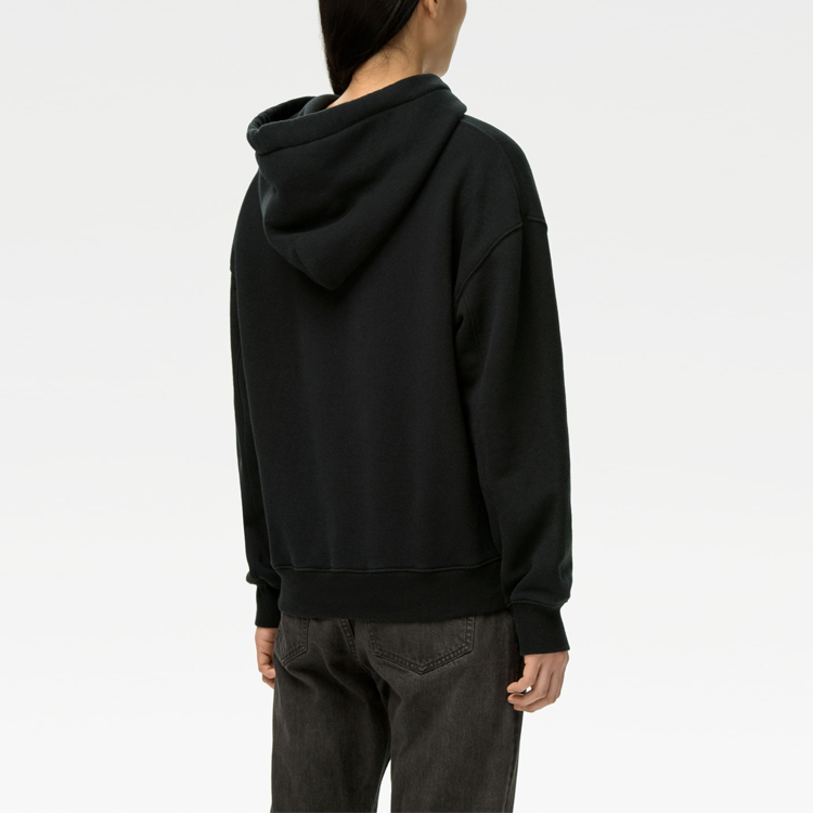 Sizing AMBUSH Hoodie Logo Hitam SS21 BWBB003S21FLE0011040