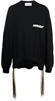 Ambush SS21 Black Multi-Cord Knot Crewneck Sweatshirt BMBA007S21FLE0011004 Ambush SS21 Black Multi-Cord Knot Crewneck Sweatshirt BMBA007S21FLE0011004