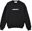 Order Sudadera Negra Oversize Gráfica con Letras AMBUSH SS21 BWBA005S21FLE0011040