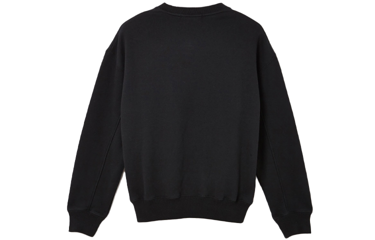 Lookbook Sudadera Negra Oversize Gráfica con Letras AMBUSH SS21 BWBA005S21FLE0011040