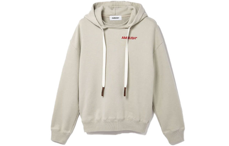 Ambush SS21 Letter Logo Hoodie Unisex Neutral Color BWBB003S21FLE0016125