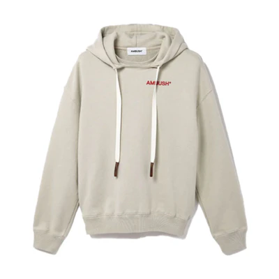 Ambush SS21 Letter Logo Hoodie Unisex Neutral Color BWBB003S21FLE0016125