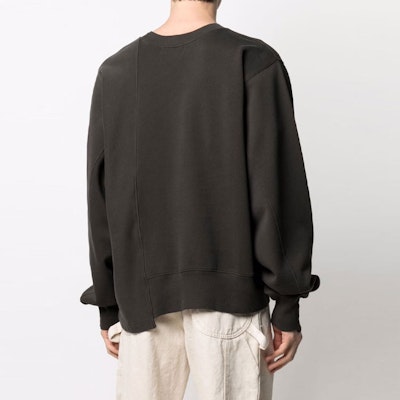 AMBUSH SS21 Sweatshirt Patchwork Logo Bordir Hitam Pria. BMBA003S21FLE0011040 Shop AMBUSH SS21 Sweatshirt Patchwork Logo Bordir Hitam Pria. BMBA003S21FLE0011040