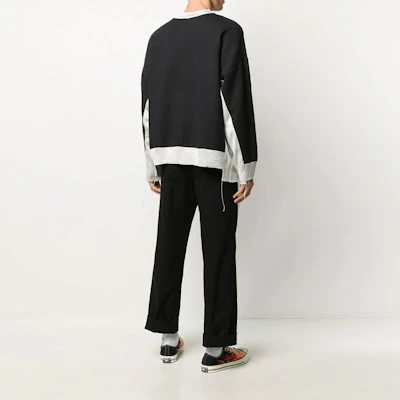 Ambush SS21 刺繡標誌毛邊黑色衛衣 - 時尚款式 BMBA002F20FLE001 Shop Ambush SS21 刺繡標誌毛邊黑色衛衣 - 時尚款式 BMBA002F20FLE001