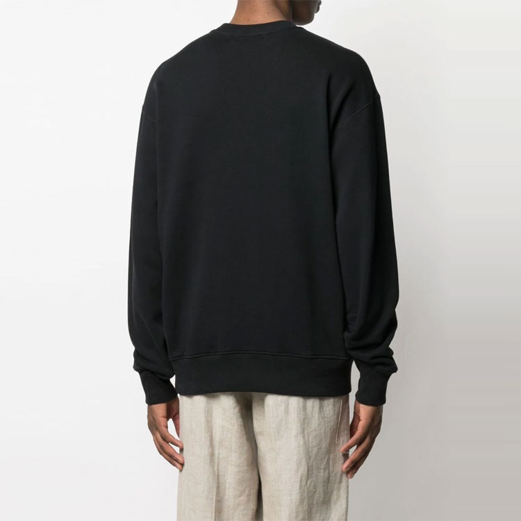 Purchase AMBUSH SS21 黑色長袖印花Logo男女款衛衣。 BMBA005S21FLE0011025