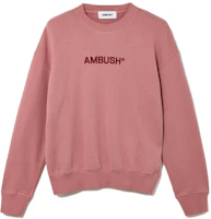 Ambush SS21 Loose Letter Crewneck Sweatshirt Pink () BWBA005S21FLE0013028 Ambush SS21 Loose Letter Crewneck Sweatshirt Pink () BWBA005S21FLE0013028