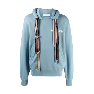 Ambush SS21 Multi-Strand Knotted Hoodie Blue Men’s Long Sleeve BMBB003S21FLE0014604